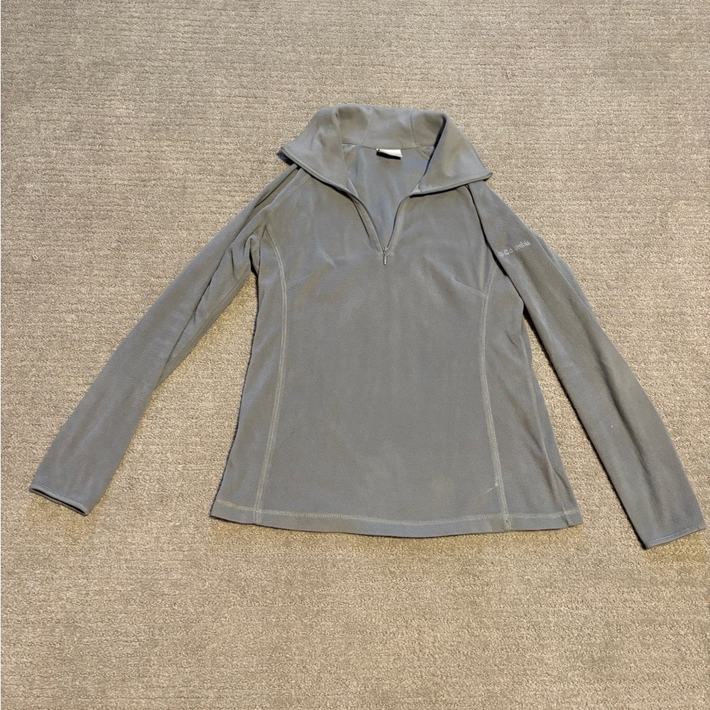 Columbia Gray Fleece Pullover